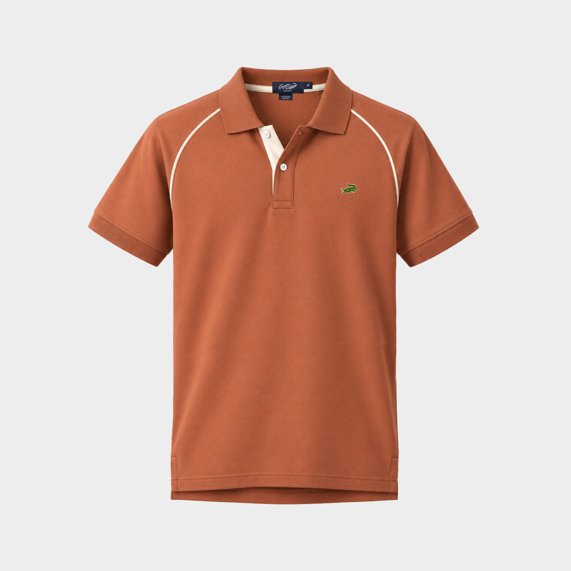BRANDIED MELON CUSTOM FIT POLO SHIRT