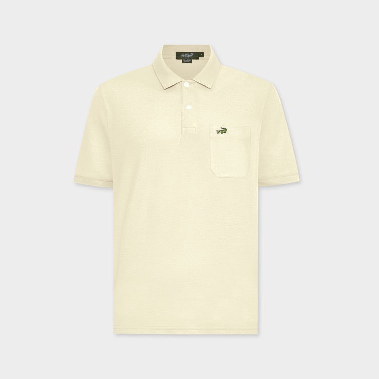 UNBLEACHED COTTON  REGULAR FIT POLO SHIRT