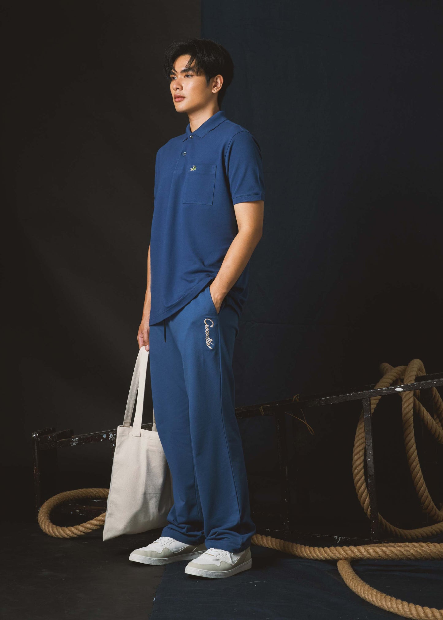 NAVAL ACADEMY BLUE REGULAR FIT POLO SHIRT