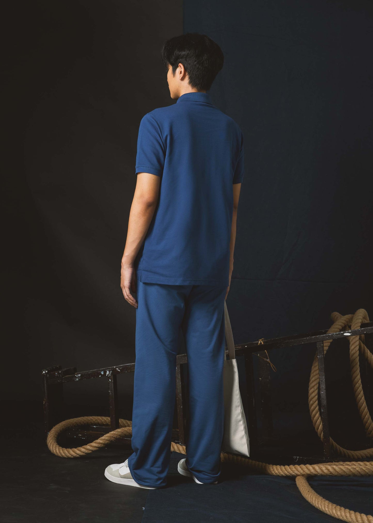 NAVAL ACADEMY BLUE REGULAR FIT POLO SHIRT