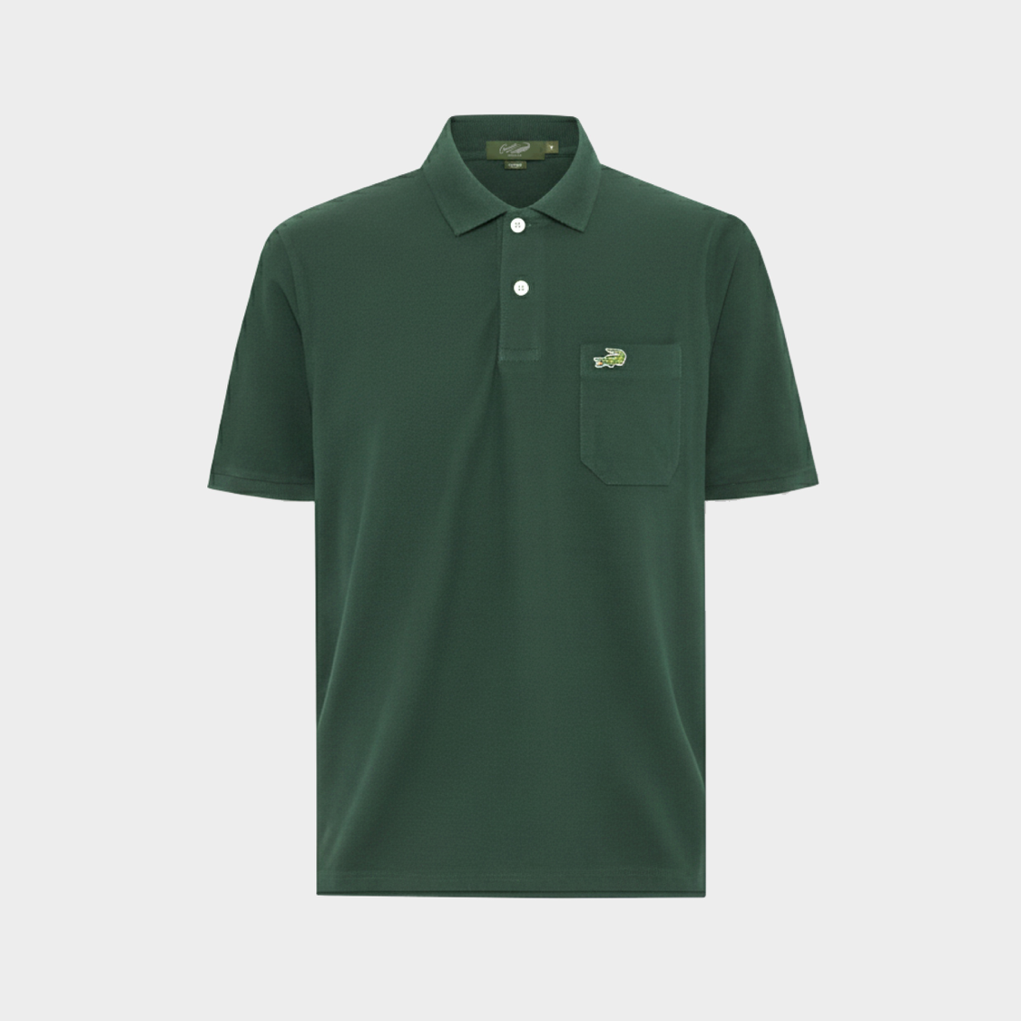 เสื้อโปโลสีเขียวเมจิคัลฟอเรสต์ ทรงเรกูล่าร์ฟิตพร้อมกระเป๋า