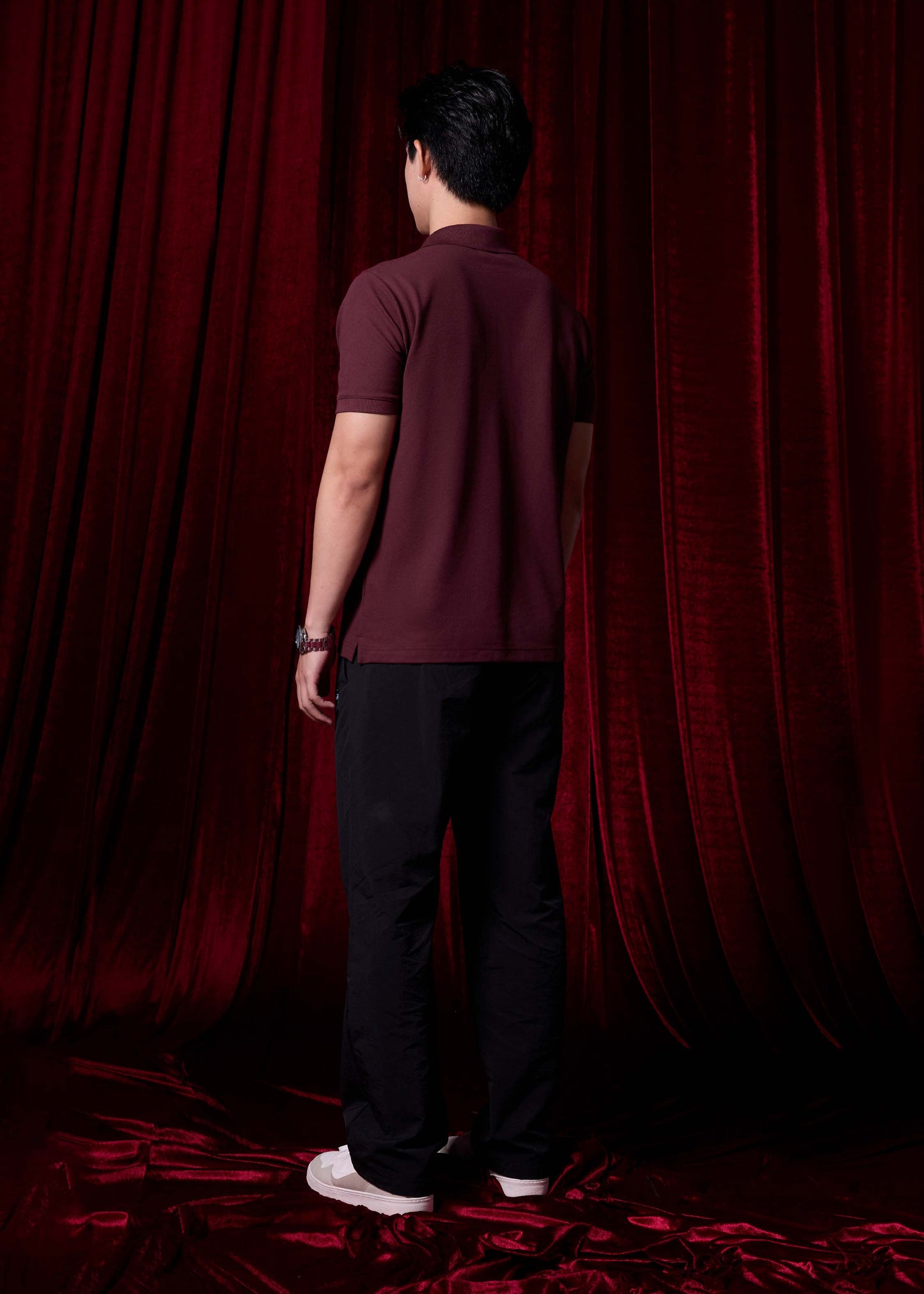 WINSOR WIND PURPLE REGULAR FIT POLO SHIRT WITH POCKET