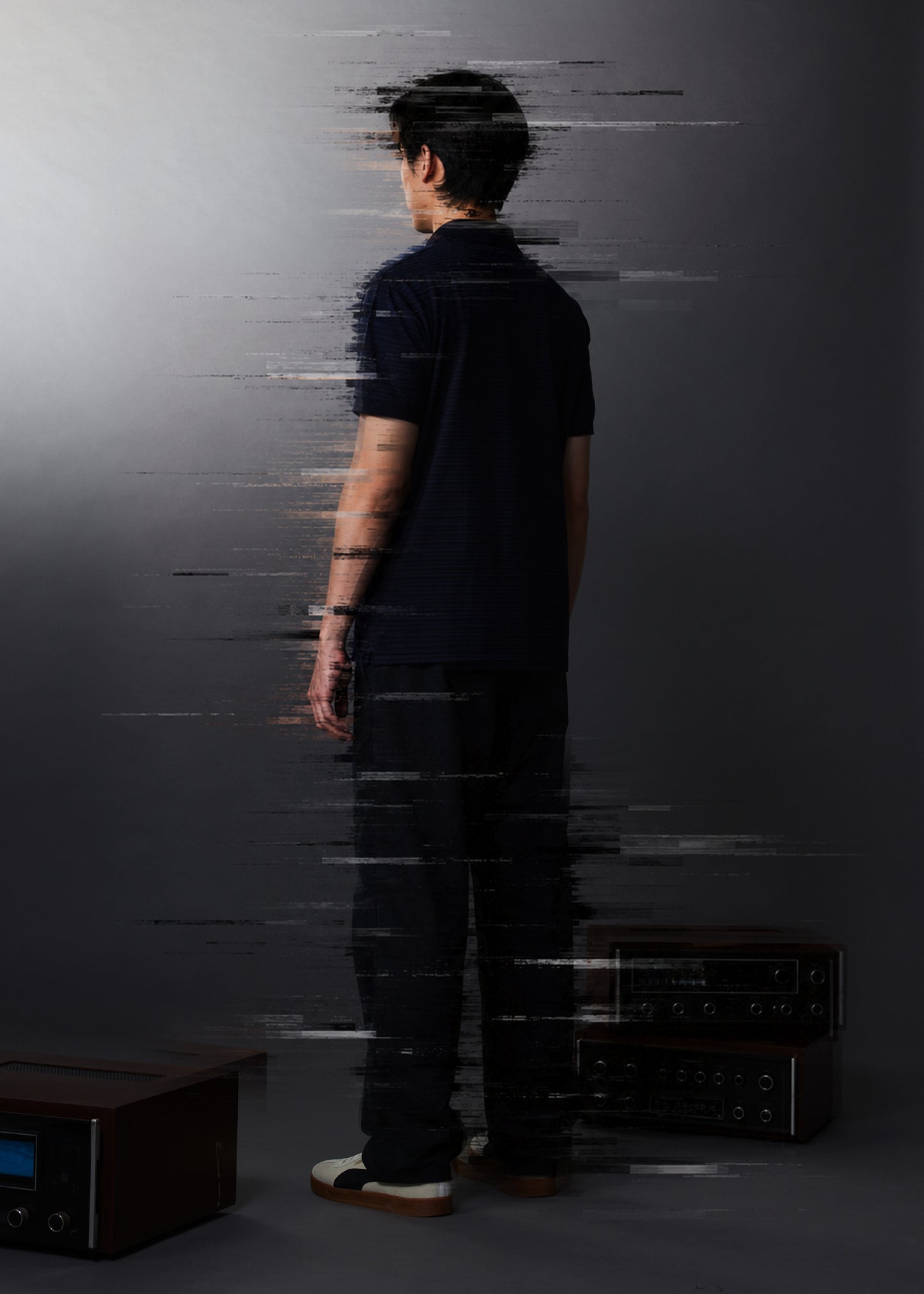 BLACK STRIPE REGULAR FIT POLO SHIRT