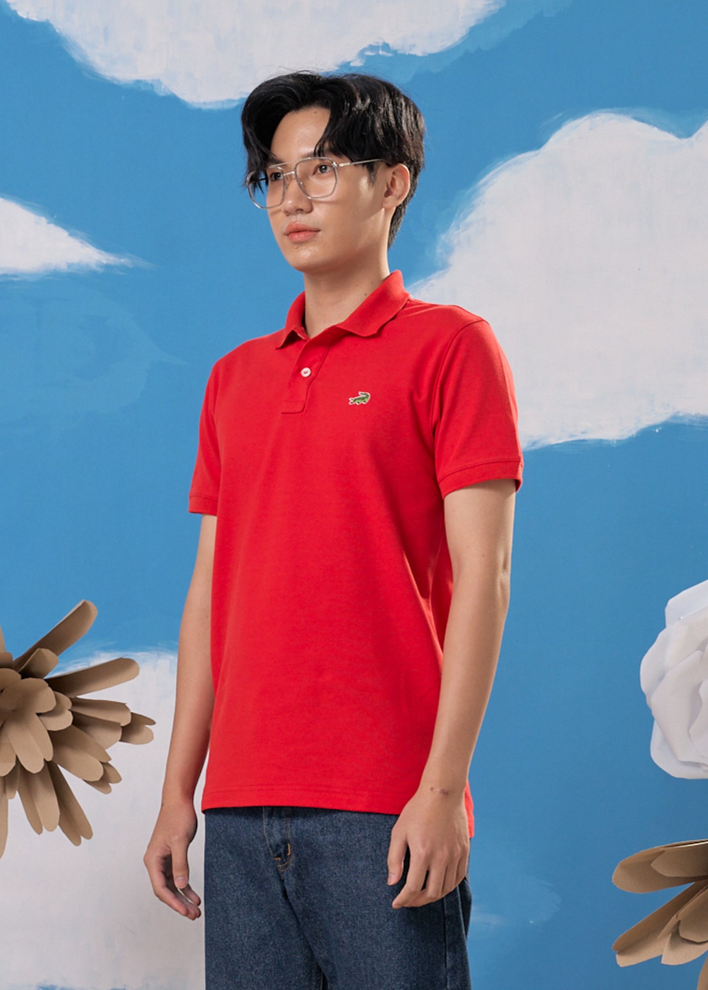 CHERRY TOMATO SLIM FIT POLO SHIRT