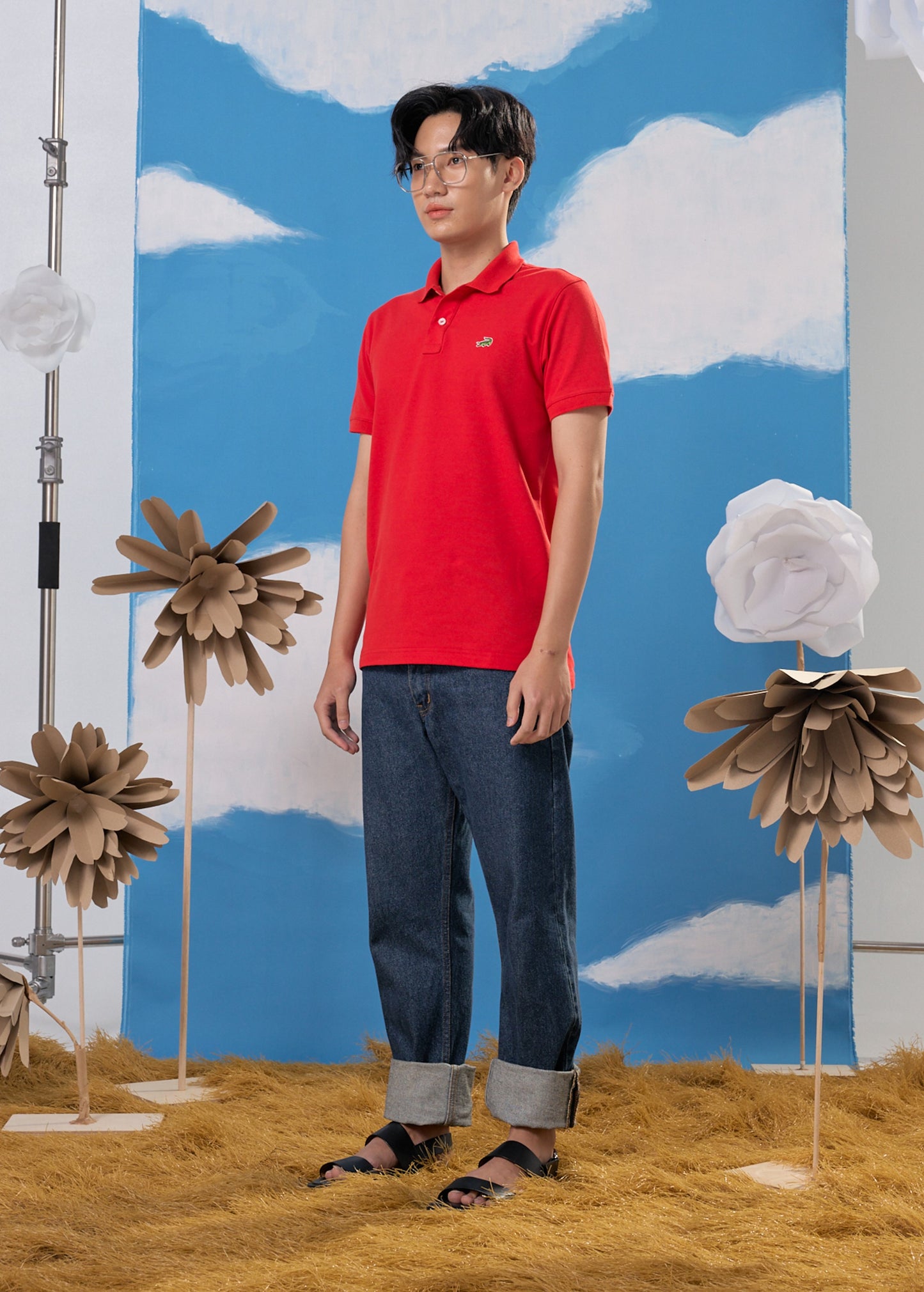 CHERRY TOMATO SLIM FIT POLO SHIRT