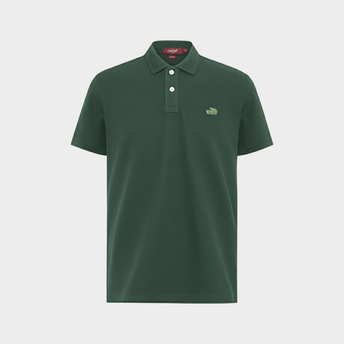 เสื้อโปโลสีเขียวเมจิคัลฟอเรสต์ทรงสลิมฟิต