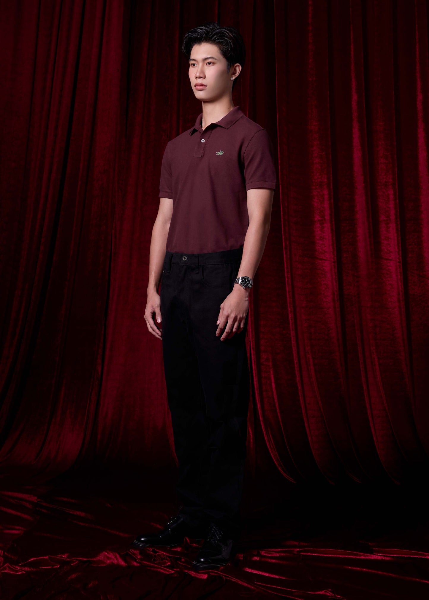 WINSOR WIND PURPLE SLIM FIT POLO SHIRT