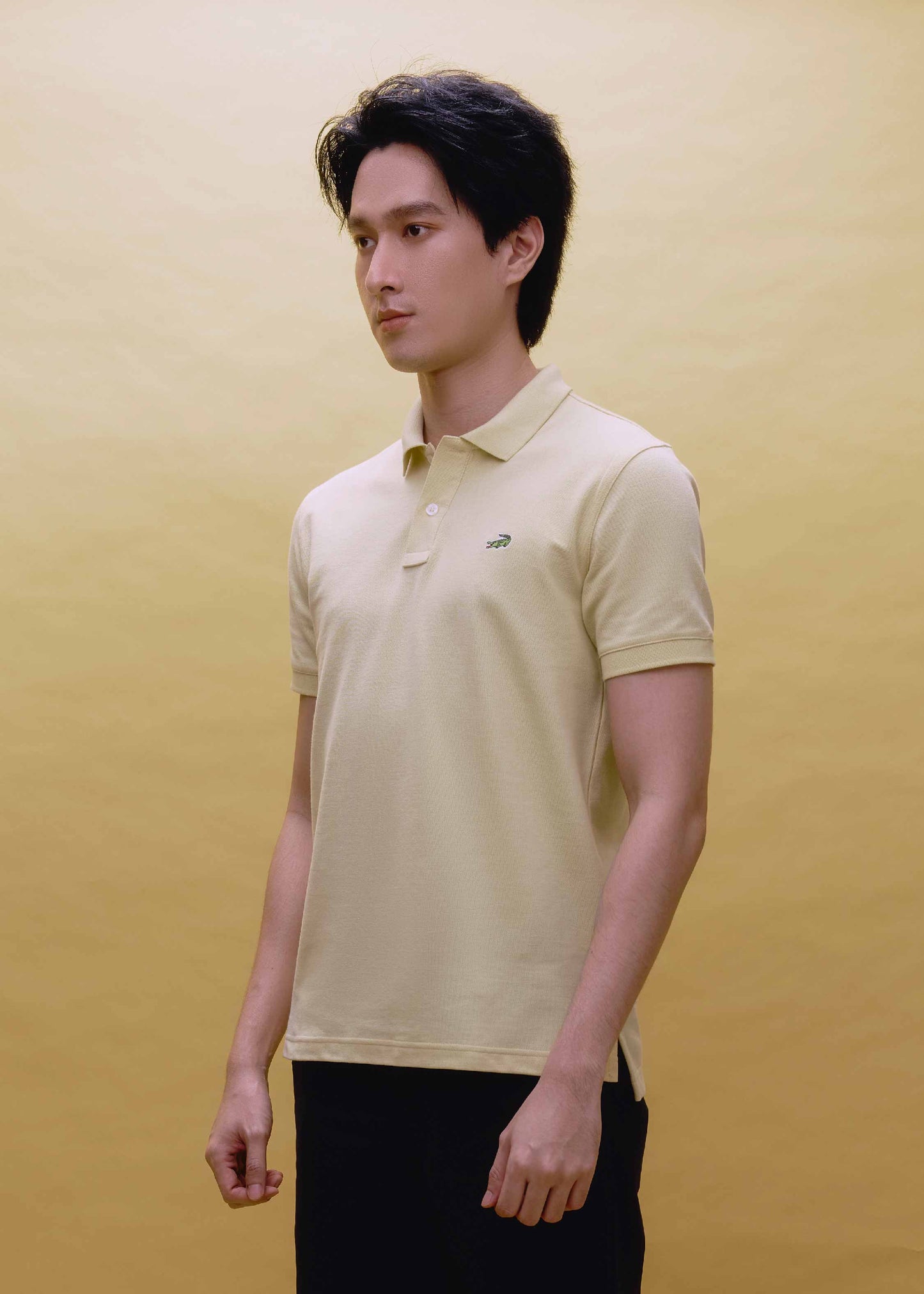 SUNLIGHT YELLOW SLIM FIT POLO SHIRT