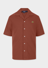 Load image into Gallery viewer, NUTSHELL BROWN CUSTOM FIT CUBAN COLLAR SHIRT
