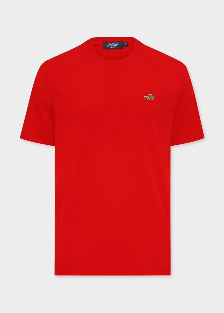 CHERRY TOMATO CUSTOM FIT CREW NECK SHORT SLEEVE T-SHIRT