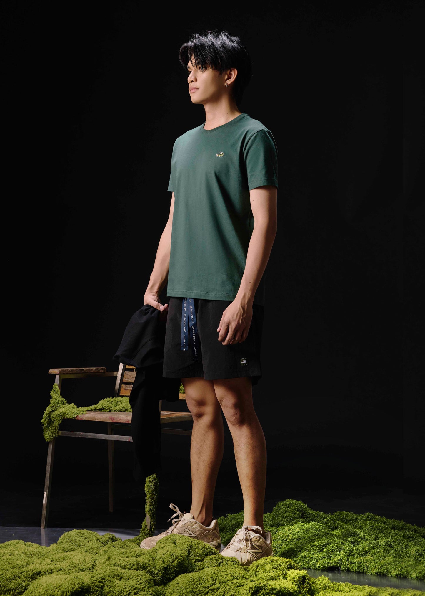 MAGICAL FOREST CUSTOM FIT CREW NECK SHORT SLEEVE T-SHIRT