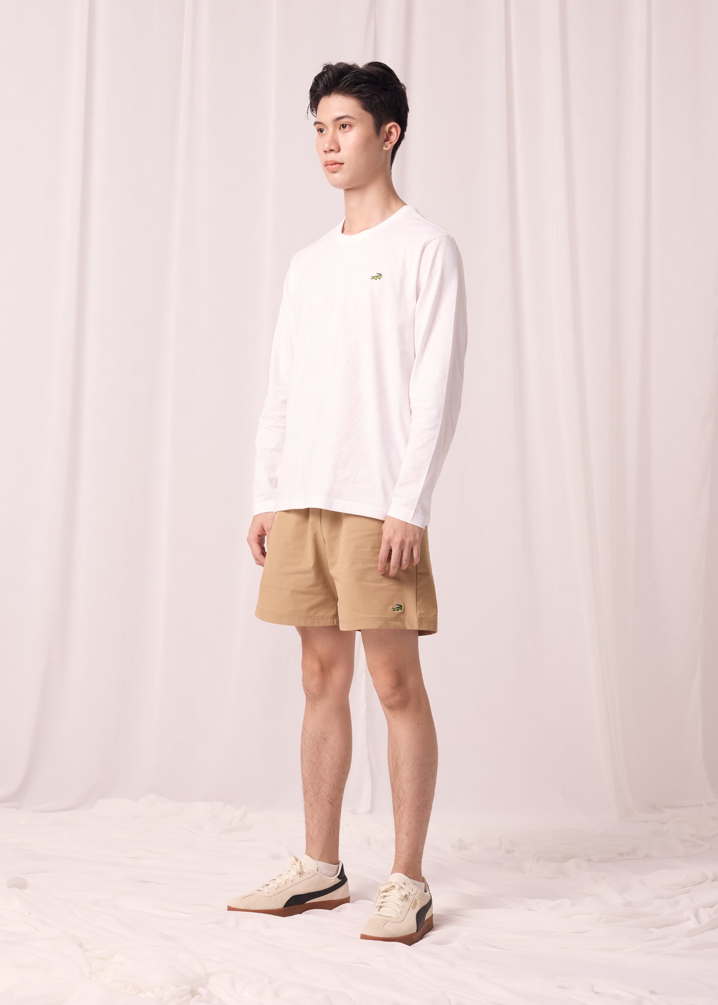 CLOUD DANCER CUSTOM FIT CREW NECK LONG SLEEVE T-SHIRT