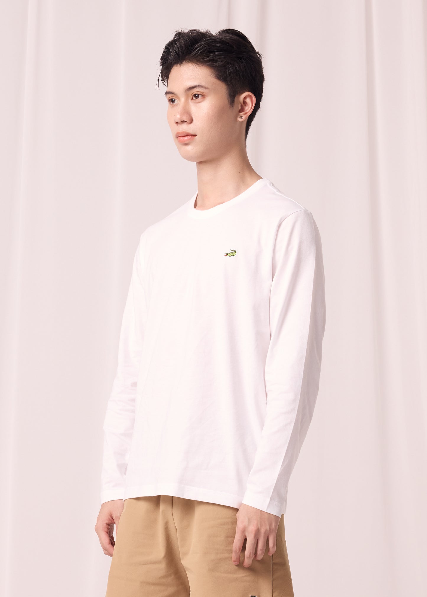 CLOUD DANCER CUSTOM FIT CREW NECK LONG SLEEVE T-SHIRT