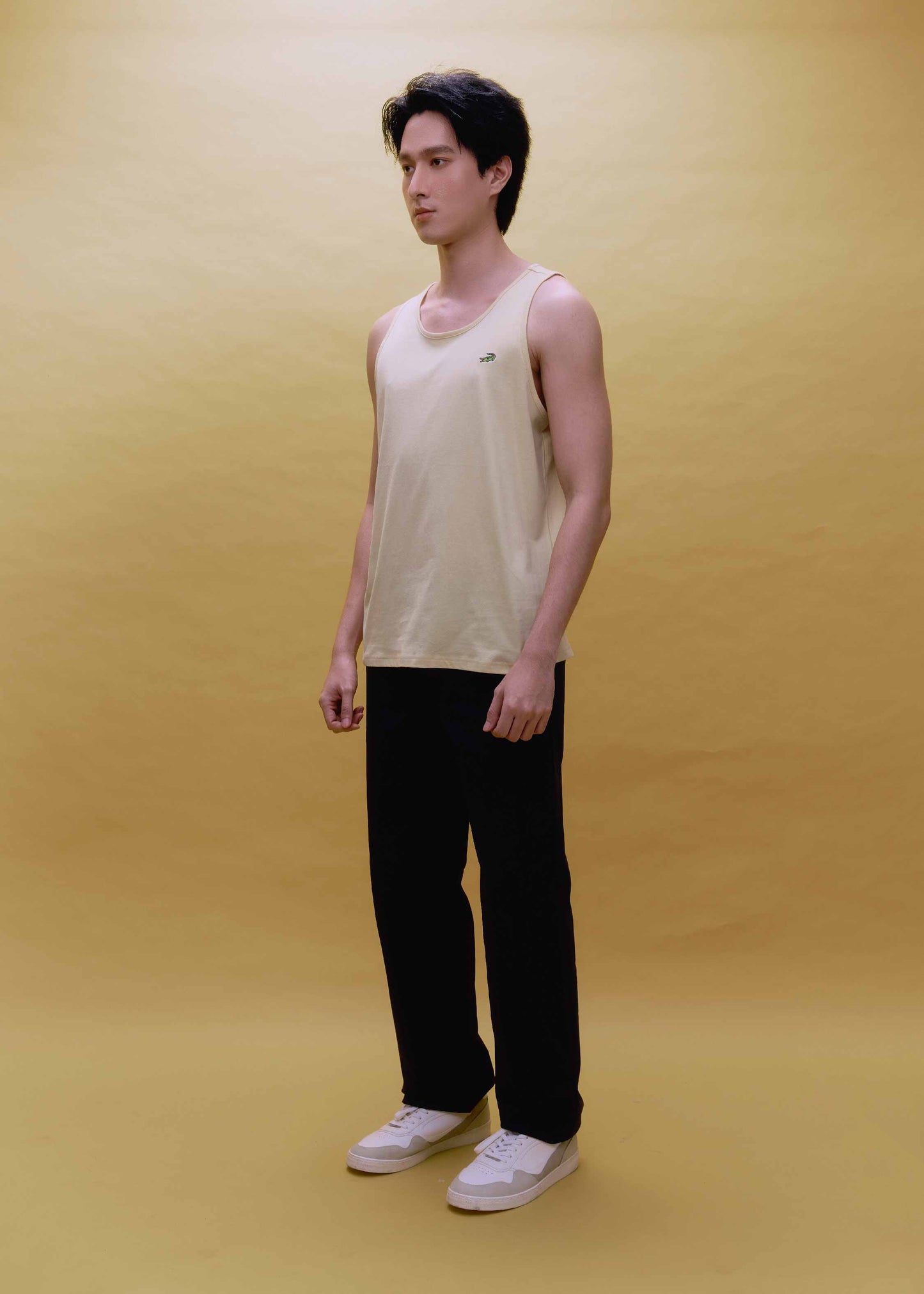 SUNLIGHT YELLOW CUSTOM FIT TANK SINGLET
