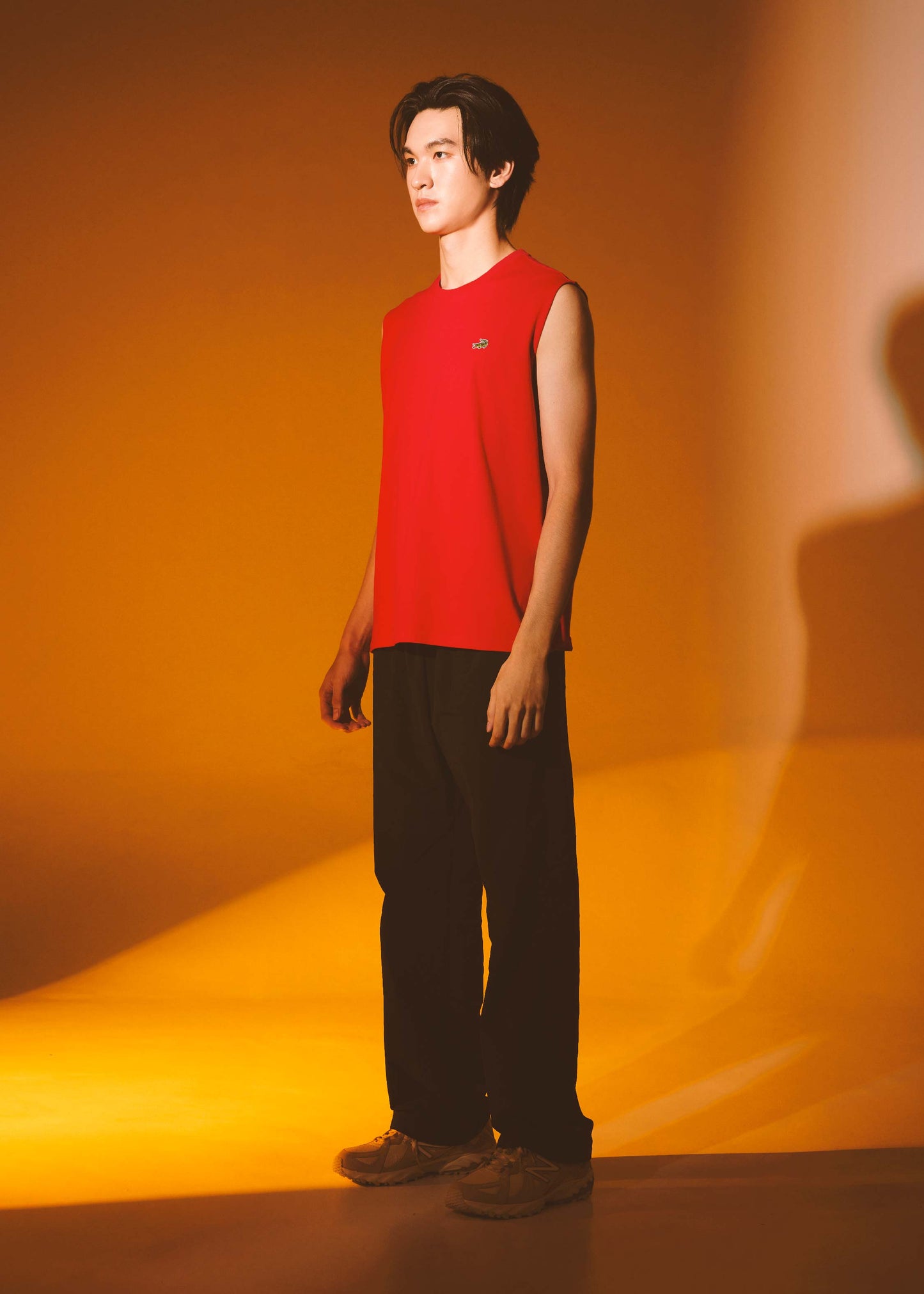 LAVA RED CUSTOM FIT SLEEVELESS TANK