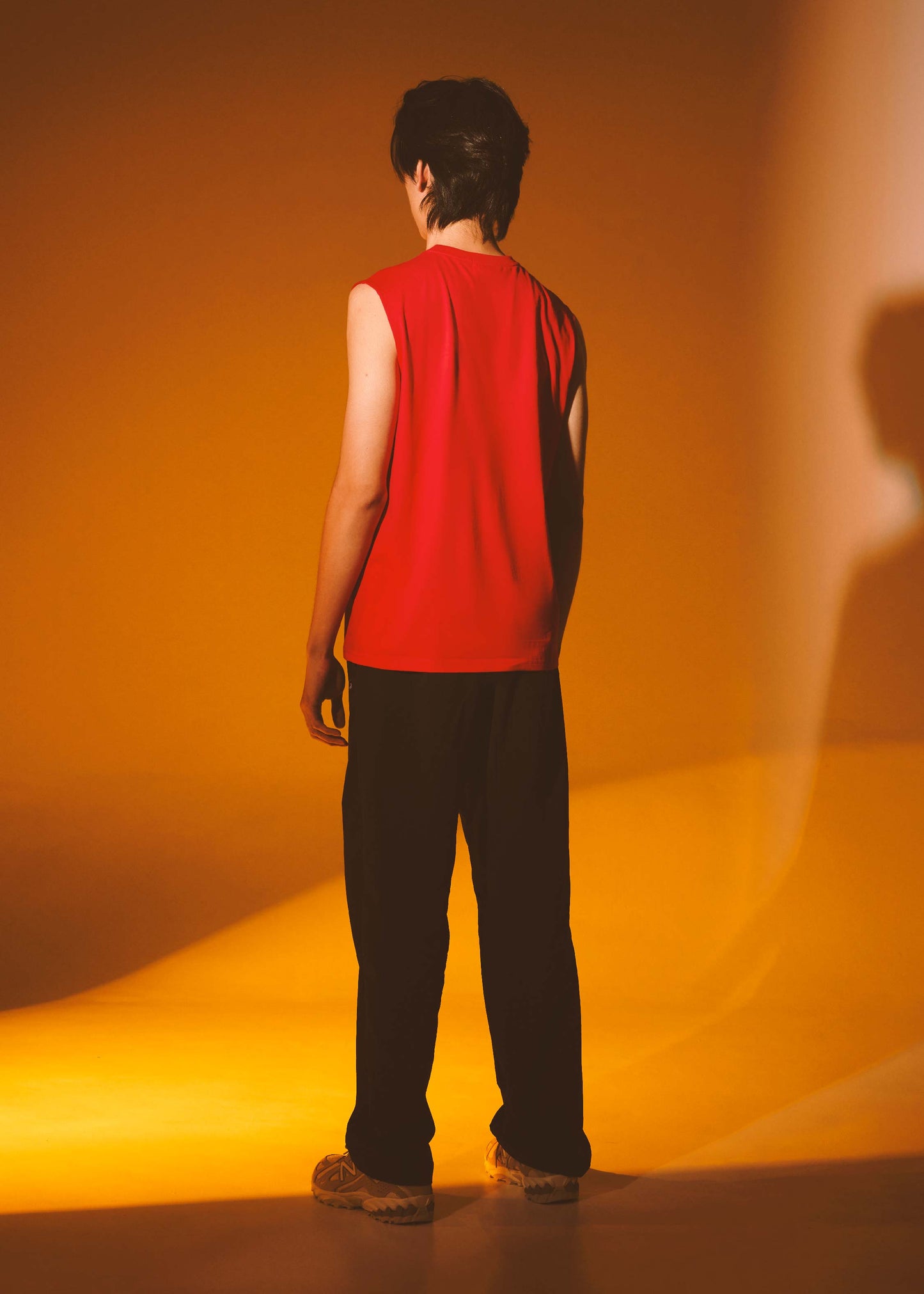 LAVA RED CUSTOM FIT SLEEVELESS TANK