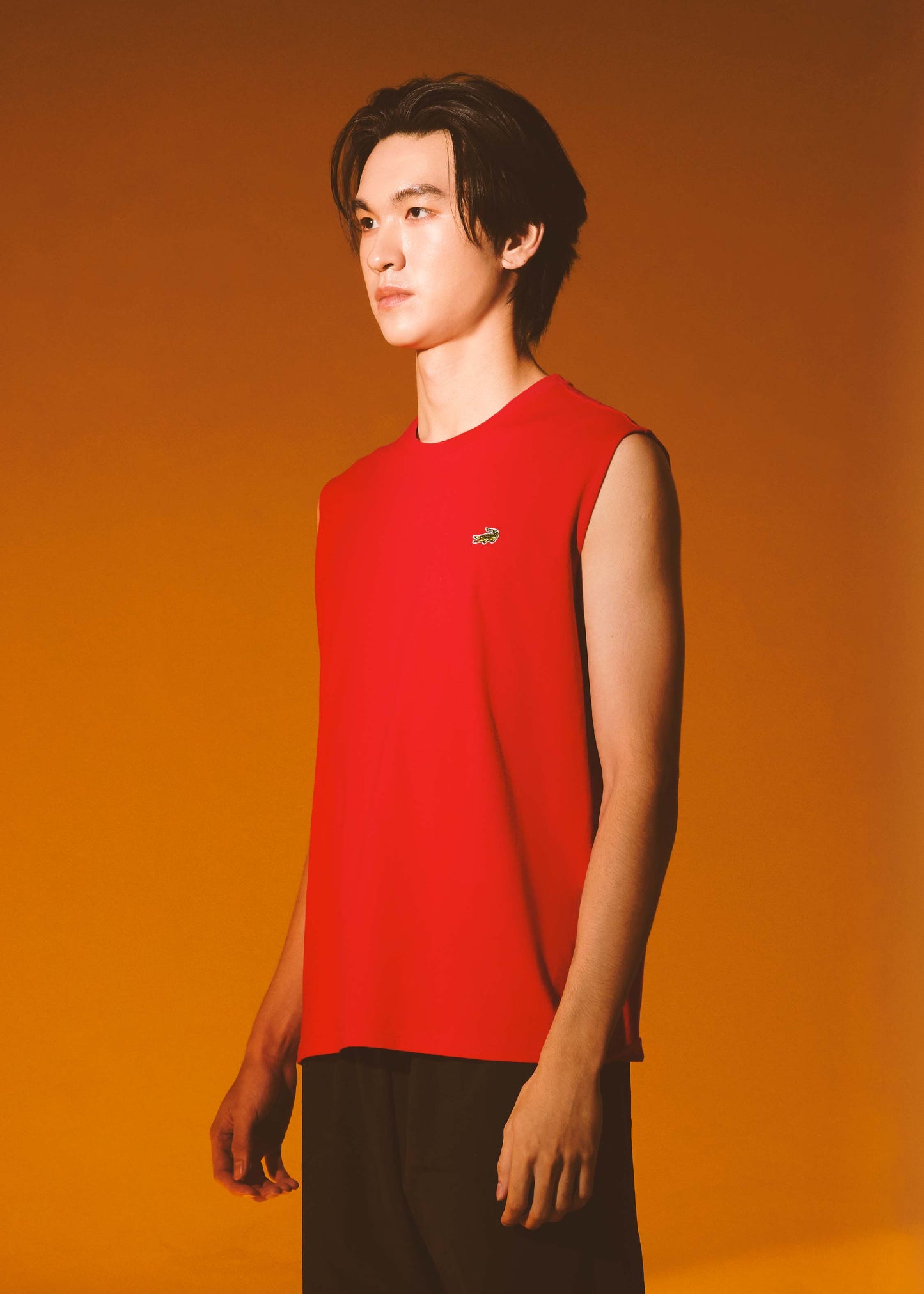 LAVA RED CUSTOM FIT SLEEVELESS TANK