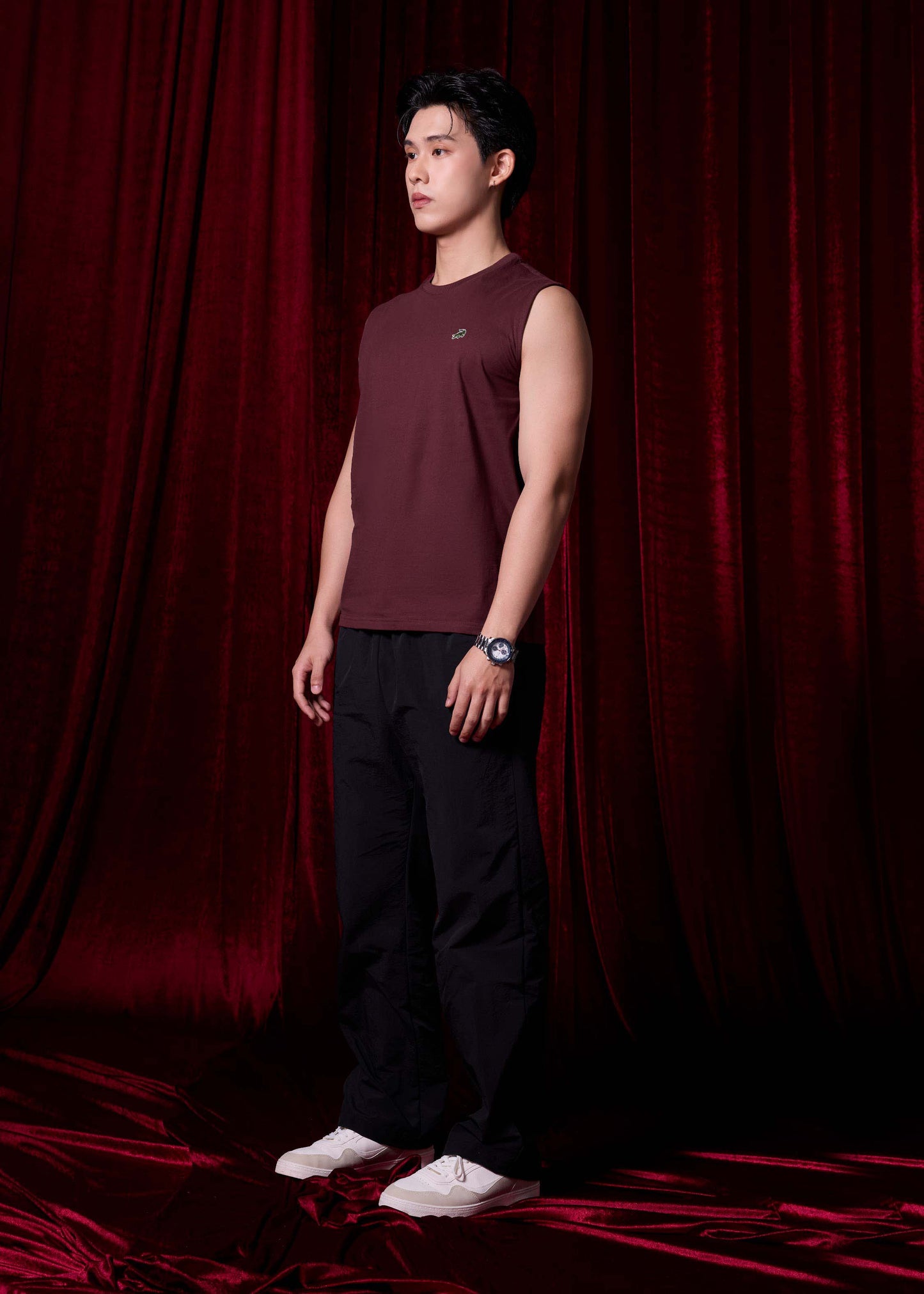 WINSOR WIND PURPLE CUSTOM FIT SLEEVELESS TANK