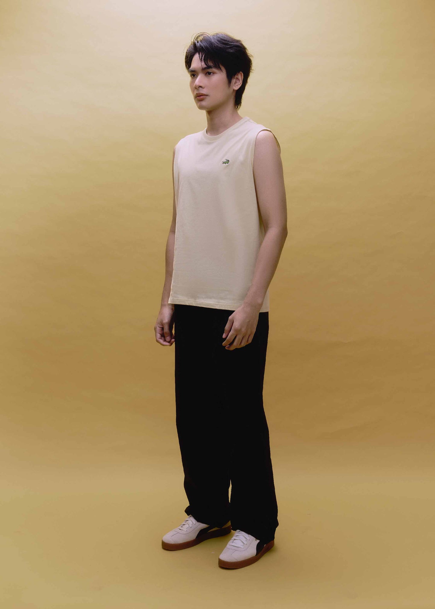 SUNLIGHT YELLOW CUSTOM FIT SLEEVELESS TANK
