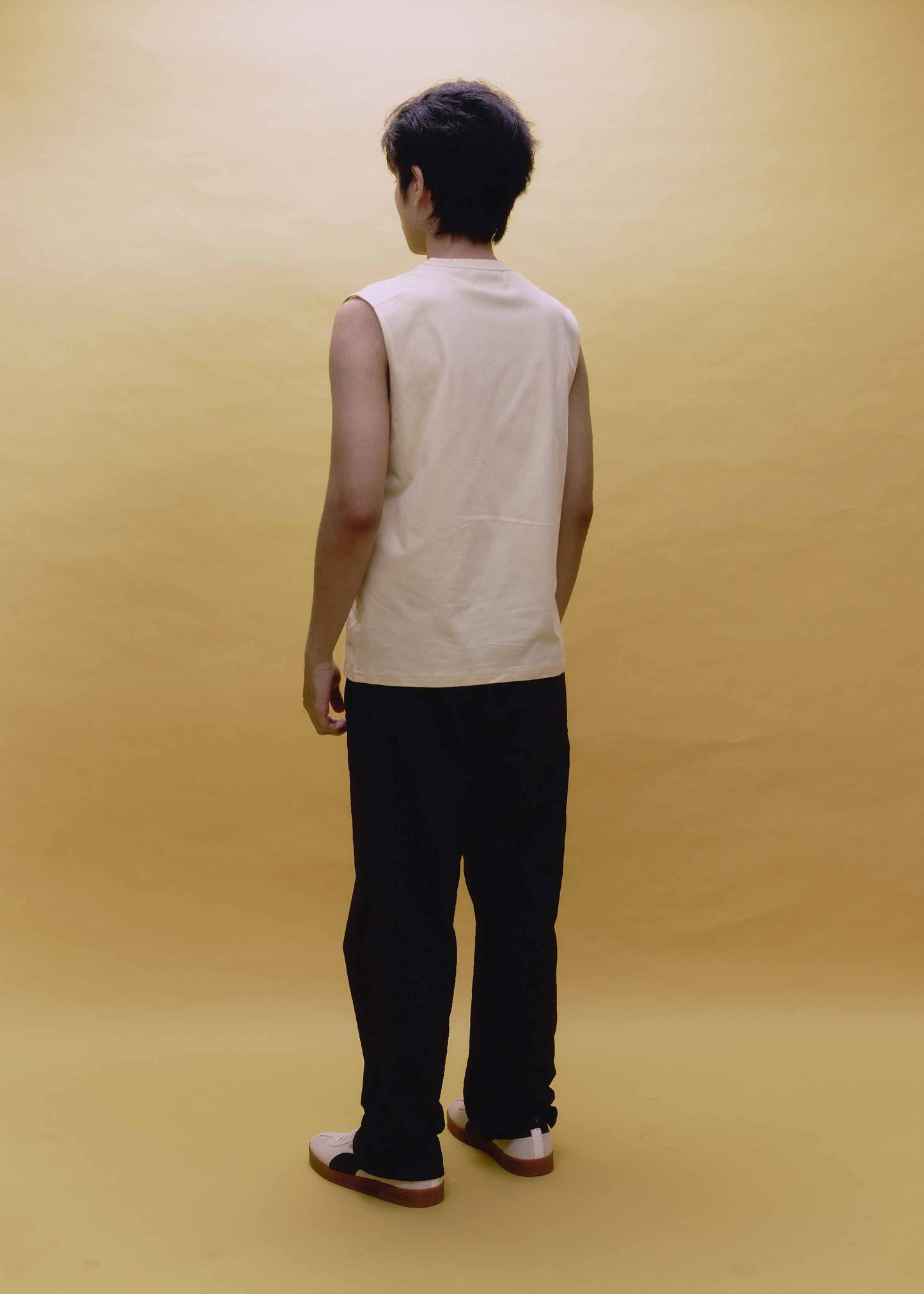 SUNLIGHT YELLOW CUSTOM FIT SLEEVELESS TANK