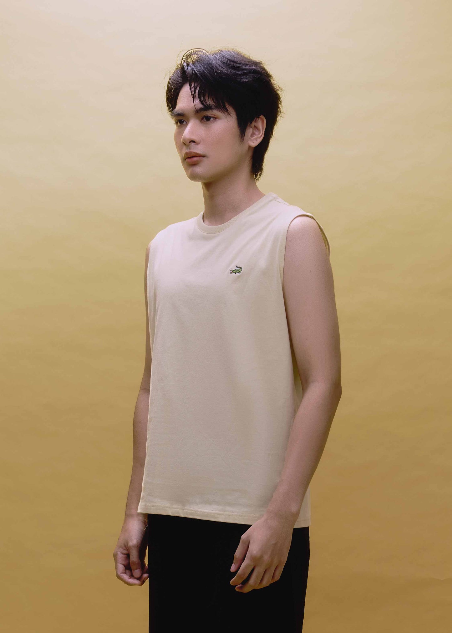 SUNLIGHT YELLOW CUSTOM FIT SLEEVELESS TANK