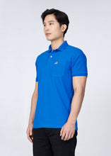 Load image into Gallery viewer, PERFORMANCE BLUE REGULAR FIT POLO SHIRT
