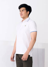 Load image into Gallery viewer, WHITE PEARL WHITE CUSTOM FIT POLO SHIRT
