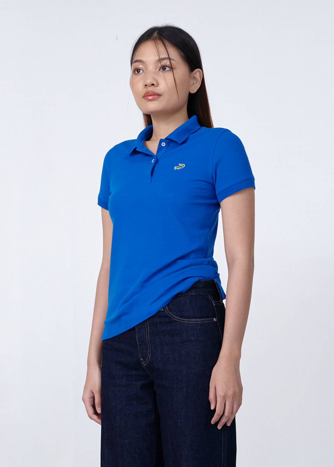 เสื้อโปโลเลดี้สีน้ำเงิน PERFORMANCE BLUE