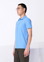 Load image into Gallery viewer, TRANQUIL BLUE SLIM FIT POLO SHIRT
