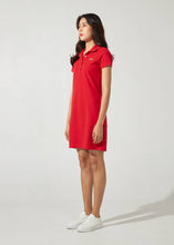 Load image into Gallery viewer, MOLTEN LAVA RED ATHLETIC LENGTH DRESS
