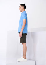 Load image into Gallery viewer, TRANQUIL BLUE SLIM FIT POLO SHIRT
